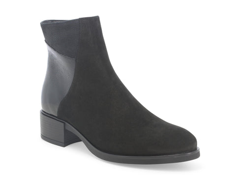 Melluso donna stivaletti tacco basso camoscio